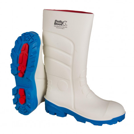 Polly Boot Vega İş Çizmesi G102 Beyaz Çelik Burunlu