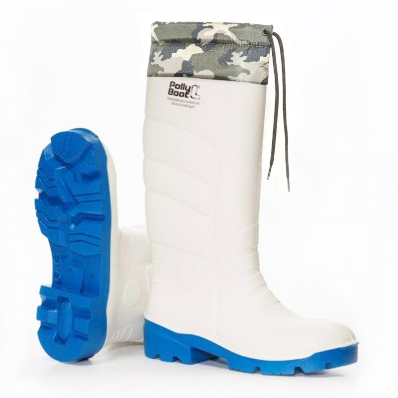 Polly Boot Vega İş Çizmesi G102 Beyaz Boğazlı Çelik Burunlu