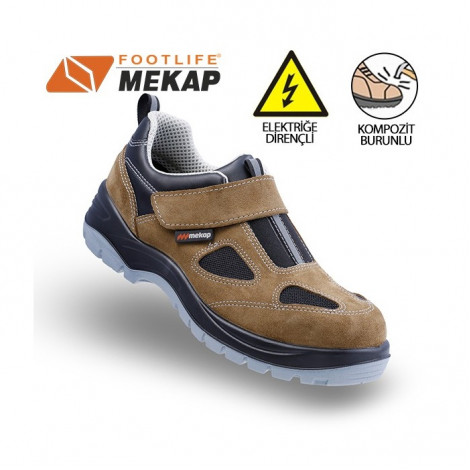 Mekap Policap 157-04 Camel S1 SRC Elektrikçi Ayakkabısı
