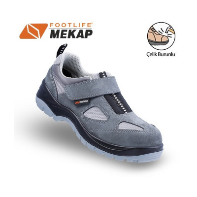 Mekap Jupiter 157-01 Gri S1 SRC Çelik Burunlu İş A...