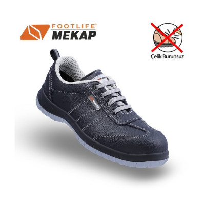 Mekap Jeriko 231R Siyah S1 Çelik Burunsuz İş Ayakk...