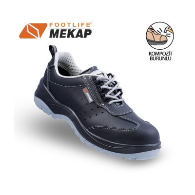 Mekap Policap 240-03 Siyah S1 SRC Kompozit Burunlu...