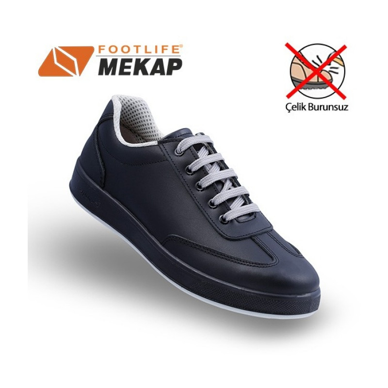 Mekap Comfort 302 Siyah Çelik Burunsuz İş Ayakkabısı