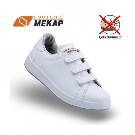 Mekap Comfort 303 C Beyaz Çelik Burunsuz İş Ayakkabısı