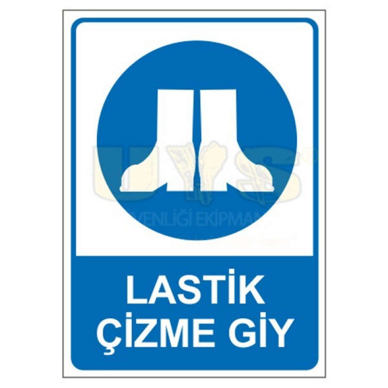 Lastik Çizme Giy Levhası
