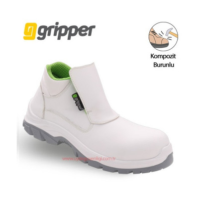  Gripper Beyaz İş Botu S2 SRC GPR-202