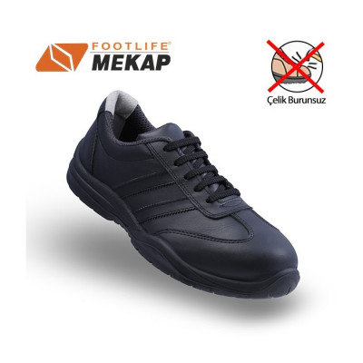 Mekap Rover Staff Siyah Çelik Burunsuz İş Ayakkabı...