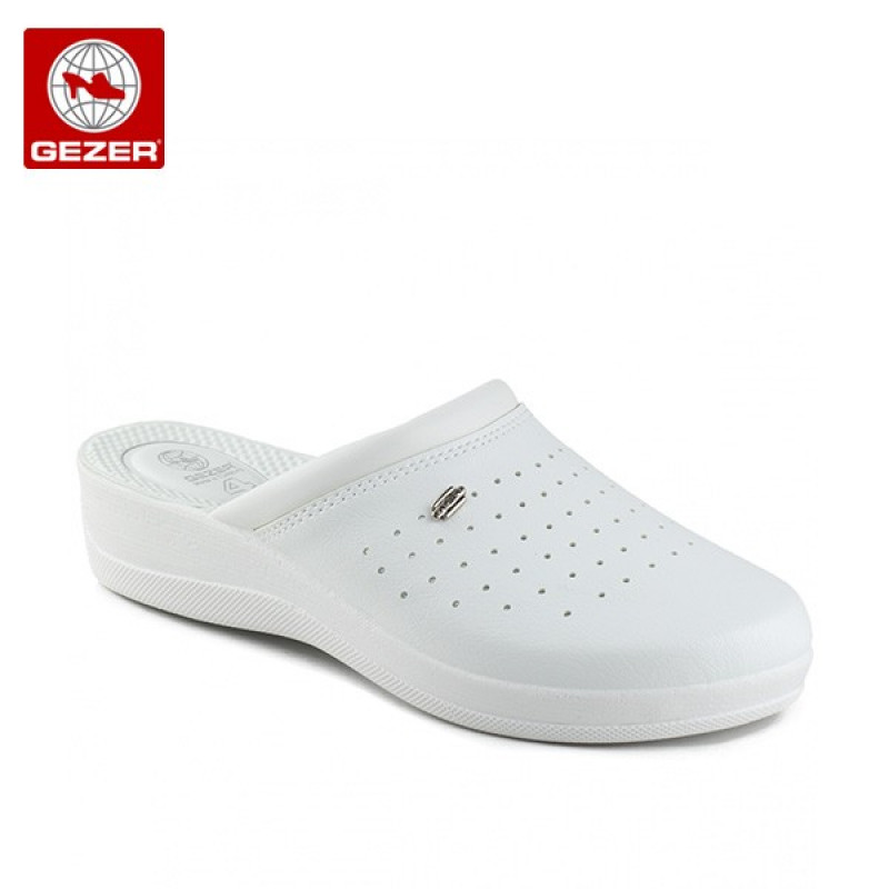 Gezer Dört Noktalı Sabo Terlik Beyaz